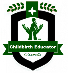 A display of the Madriella Childbirth Educator Digital Badge